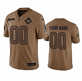 Men's Houston Texans Active Player Custom 2023 Brown Salute To Service Limited Football Stitched Jersey,baseball caps,new era cap wholesale,wholesale hats